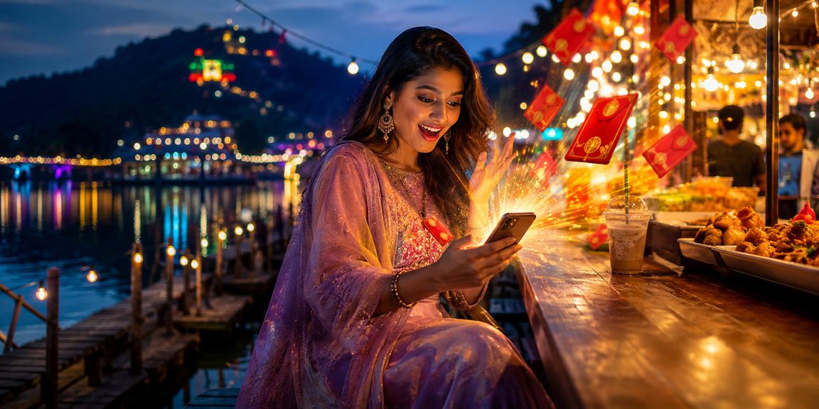 বান্দরবানে নাইট মার্কেটে রেড এনভেলপ বোনাস